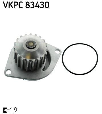 Vodné čerpadlo, chladenie motora SKF